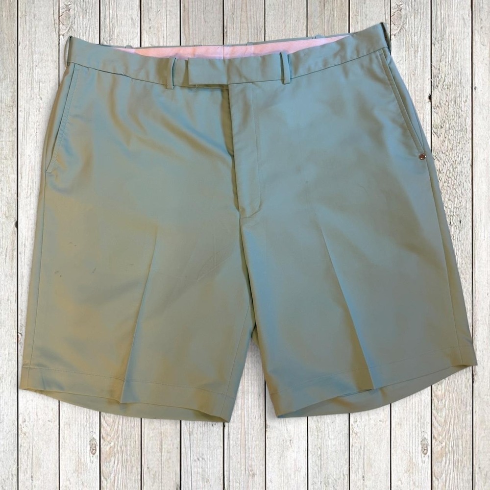 RLX Ralph Lauren Golf Shorts Mens 40 Mint Green Performance Flat Front Stretch